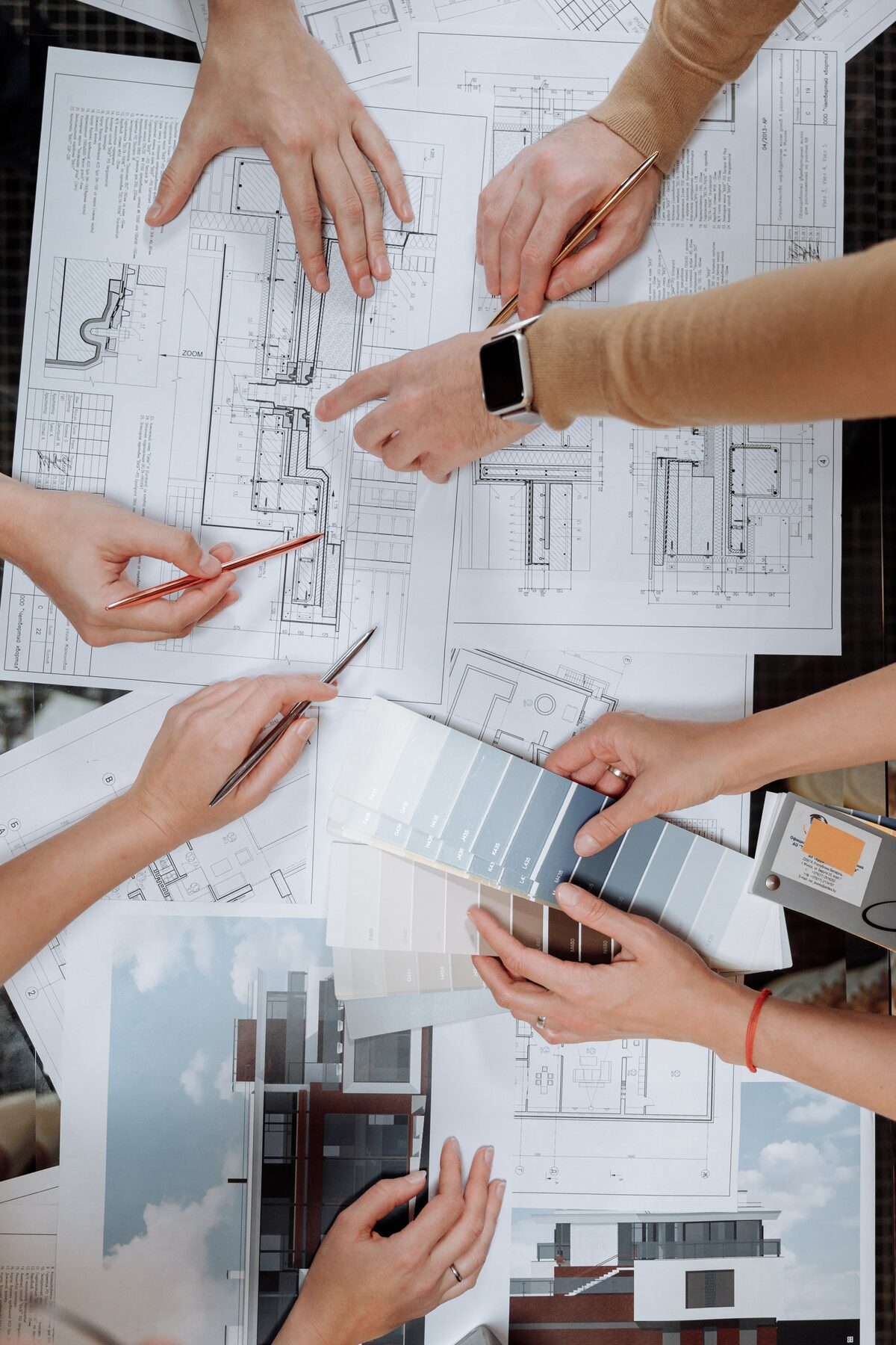 Il team Lorium Costruzioni in cantiere